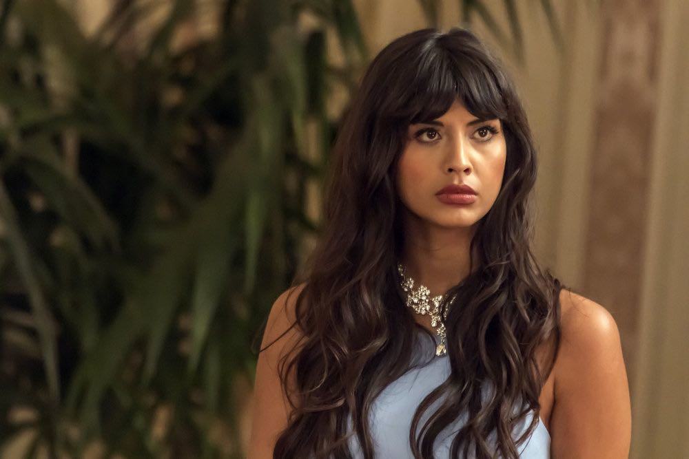 THE GOOD PLACE -- "...Someone Like Me as a Member" -- Pictured: Jameela Jamil as Tehani -- (Photo by: Ron Batzdorff/NBC)
