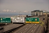 Highway 99 northbouund, the viaduct along the waterfront.