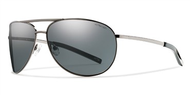 Smith Serpico Sunglasses - Gunmetal / Grey Polarized