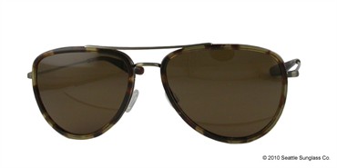 Barton Perreira Mitchell Sunglasses - Chestnut with Antique Gold / Sequoia Polarized