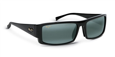 Maui Jim Akamai Sunglasses - Gloss Black / Grey Polarized