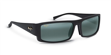 Maui Jim Akamai Sunglasses - Matte Black / Grey Polarized