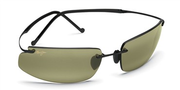 Maui Jim Big Beach Sunglasses - Gloss Black / Maui HT Polarized