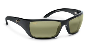 Maui Jim Canoes Sunglasses - Gloss Black / Maui HT Polarized