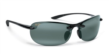 Maui Jim Hanalei Sunglasses - Gloss Black / Grey Polarized
