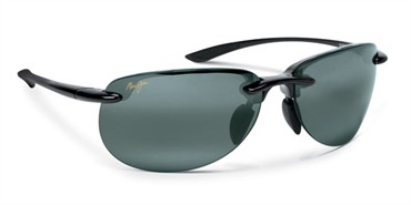 Maui Jim Hapuna Sunglasses - Gloss Black / Grey Polarized