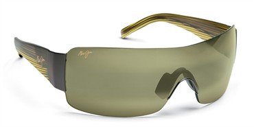 Maui Jim Honolulu Sunglasses - Gunmetal with Green Temples / Maui HT Polarized