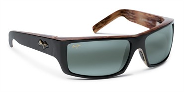 Maui Jim Kaimana Sunglasses - Gloss Black / Grey Polarized