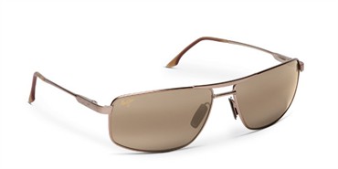Maui Jim Kapena Sunglasses - Matte Bronze / HCL Bronze Polarized
