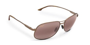 Maui Jim Akoni Sunglasses - Matte Bronze / Maui Rose Polarized