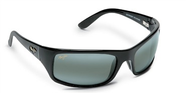 Maui Jim Peahi Sunglasses - Gloss Black / Grey Polarized