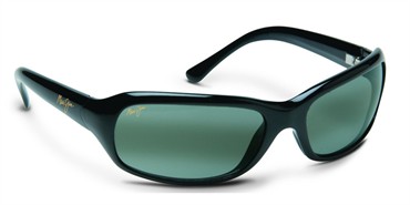 Maui Jim Lagoon Sunglasses - Gloss Black / Grey Polarized