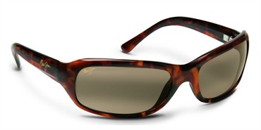 Maui Jim Lagoon Sunglasses - Gloss Dark Brown / HCL Bronze Polarized
