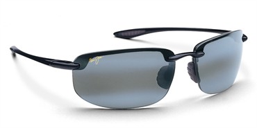 Maui Jim Ho’okipa Sunglasses - Gloss Black / Grey Polarized