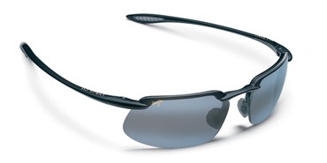 Maui Jim Kanaha Sunglasses - Gloss Black / Grey Polarized
