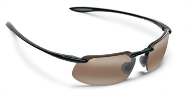Maui Jim Kanaha Sunglasses - Gloss Black / HCL Bronze Polarized