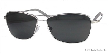 Mosley Tribes Aviatrix 60 Sunglasses - Silver / Midnight Express Polarized