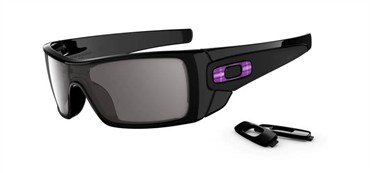 Oakley Batwolf Sunglasses - Polished Black / Warm Grey