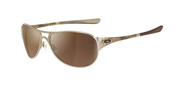 Oakley Gretchen Bleiler Restless Sunglasses - Polished Gold / VR50 Brown Gradient
