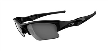 Oakley Asian Fit Flak Jacket XLJ  - Jet Black / Black Iridium