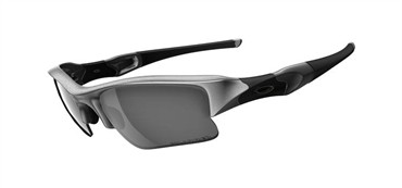 Oakley Asian Fit Flak Jacket XLJ - Silver / Black Iridium Polarized