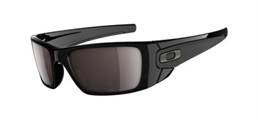 Oakley Fuel Cell Sunglasses - Polished Black with Matte Blk / OO Grey Polarized