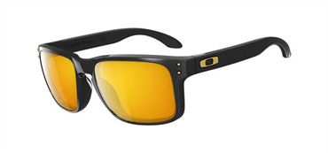 Oakley Shaun White Holbrook Sunglasses - Polished Black / 24K Gold Iridium