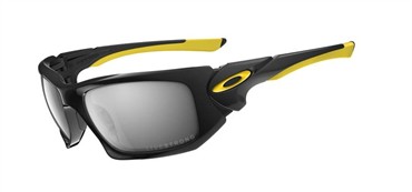Oakley Asian Fit Livestrong Scalpel Sunglasses - Polished Black / Black Iridium
