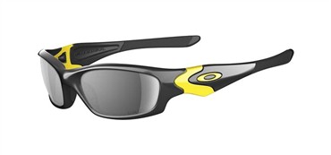 Oakley Asian Fit Livestrong Straight Jacket Sunglasses - Polished Black / Black Iridium