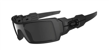Oakley Oil Rig Sunglasses - Matte Black/Black Iridium