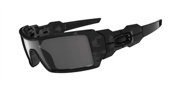 Oakley Oil Rig Sunglasses - Shadow Camo/Grey Polarized