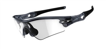 Oakley Asian Fit Radar Path Sunglasses - Crystal Black / Clear