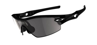 Oakley Asian Fit Radar Pitch Sunglasses - Polished Black / Slate Iridium