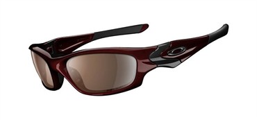 Oakley Asian Fit Straight Jacket Sunglasses - Blood / VR28 Black Polarized
