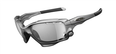 Oakley Asian Fit Transitions Jawbone Sunglasses - Silver / Clear Black Photochromic Vented