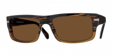 Oliver Peoples Basel Sunglasses - 8108 Brown / Mineral Glass Brown