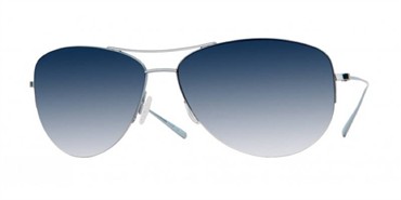 Oliver Peoples Strummer Sunglasses - Blue Chrome / Pacific Gradient