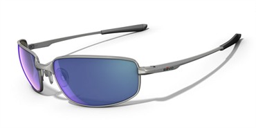 Revo Discern Titanium Sunglasses - Titanium / Cobalt Polarized