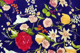 Image of Schoolhouse Tunic Fabric Kit Fuccra Rakuen Plum