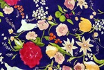 Image of Schoolhouse Tunic Fabric Kit Fuccra Rakuen Plum
