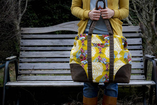 Image of completed Bohemian Bag