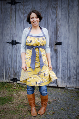 Image of completed Emmeline Apron kit