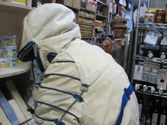lost astronaut in supermarket