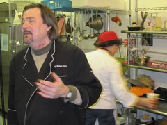 Chef Michael Ennes in His Kitchen at Broadway Community Inc. in Hamilton Heights