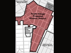 South Village Historic District Map