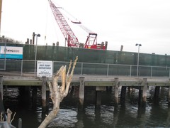Construction at East River Ferry Landing