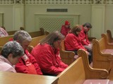 St. Vincent's Nurses Pray For Ailing Debt-Ridden Hospital(Nicole Breskin/DNAinfo)