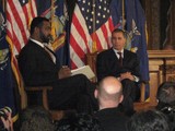 David Paterson Gets Back to Work with Town Hall Meeting