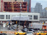 Liberty Street Pedestrian Bridge Construction(DNAinfo/Josh Williams)