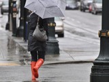 Rain and Wind Lash Manhattan as City Heads Toward March Record